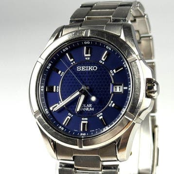 Seiko - Solar Titanium - Zonder minimumprijs - V147-0AB0 -, Bijoux, Sacs & Beauté