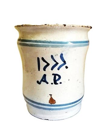 Liguria - Vaas - maioliek aardewerk, Antiek en Kunst