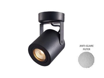 Veiling - 12x GU10 Opbouwspot Armatuur cilinder zand zwart d, Huis en Inrichting, Nieuw