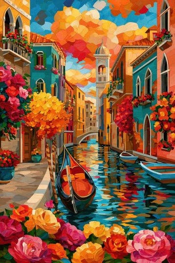 Iconica - Explosion of Venetian Colors - unique 1/1 XXL (150