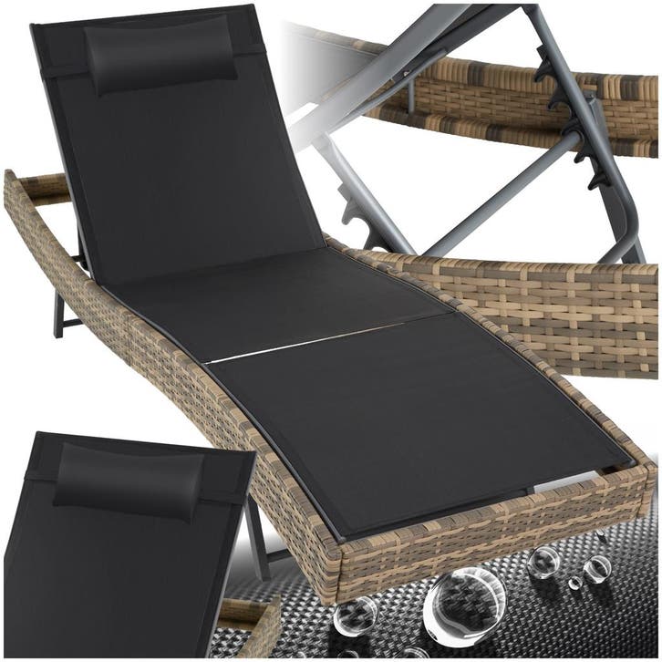 Wicker ligbed Moana - natuur, Jardin & Terrasse, Ensembles de jardin, Envoi