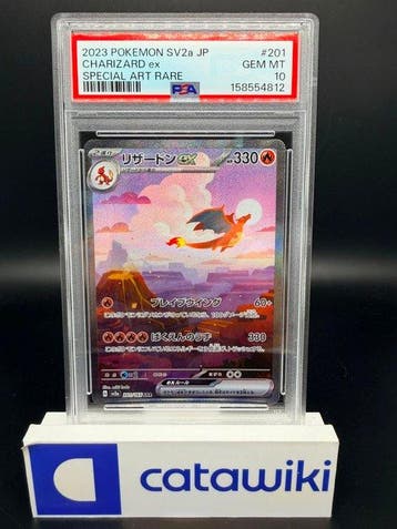 Pokémon - 1 Graded card - Charizard ex 201/165 PSA 10 -, Nieuw