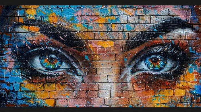Dine Chanima - (XXL) Giant Graffiti Guard, Antiquités & Art, Art | Objets design