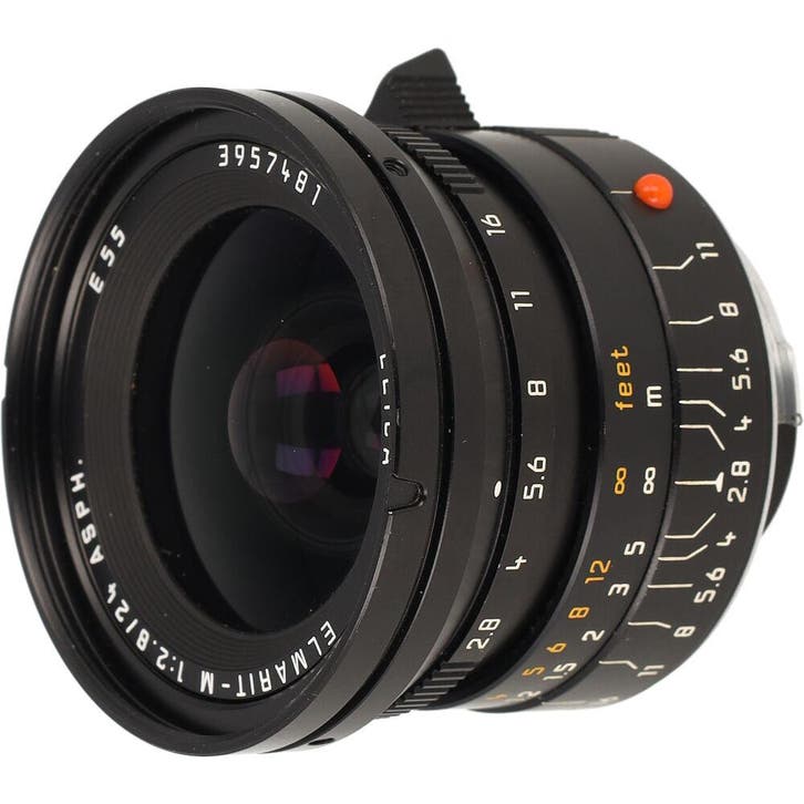 Leica 11878 Elmarit-M 24mm f/2.8 ASPH. | Occasion, Audio, Tv en Foto, Foto | Lenzen en Objectieven, Ophalen of Verzenden