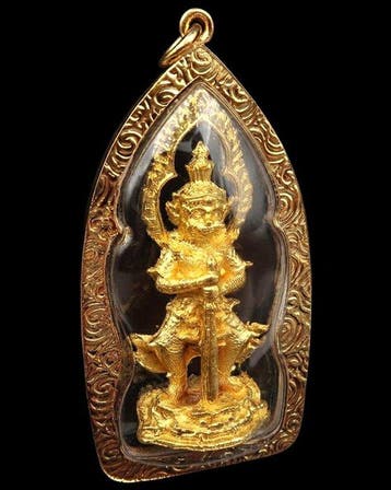 Reliekhouder van de Wachter Yaksha – Jaagt de Kwade Geesten