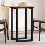 vidaXL Eettafel O-frame 50x50x75 cm massief grenenhout en, Verzenden, Nieuw