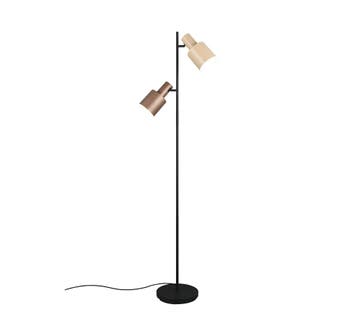 Trio AGUDO vloerlamp | E27 Fitting | multicolor met koffie m, Verzenden