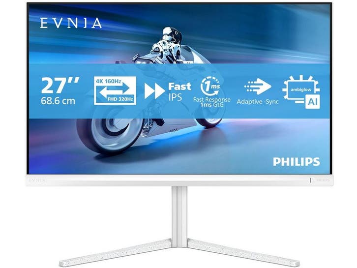 Philips Evnia 27M2N5901A - Monitor - 4K 160Hz / 320Hz - Wit, Computers en Software, Monitoren, Nieuw, Verzenden