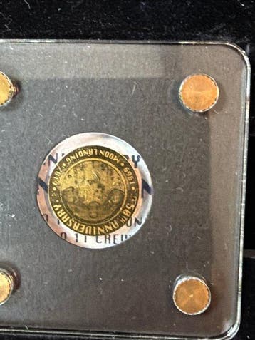 wereld. Gold bar Feingoldbarren - Mondlandung Set - 12 x, Postzegels en Munten