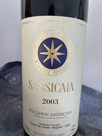 2003 Tenuta San Guido, Sassicaia - Super Tuscans - 1 Fles