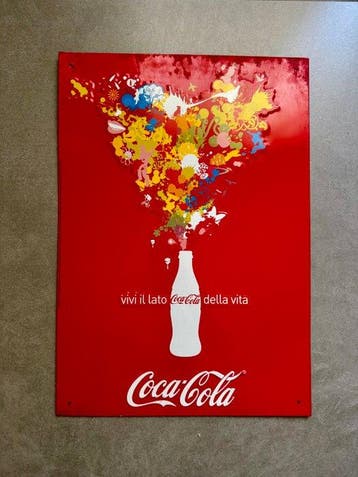Coca-Cola - Coca-Cola, leef de zonnige kant van het leven. -