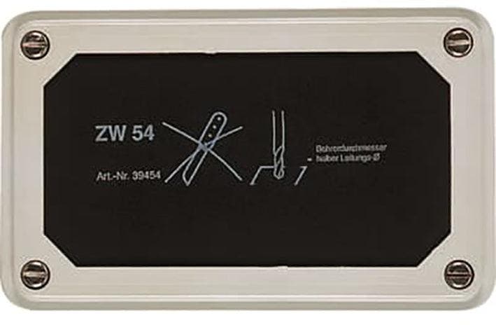 ABB ZW54 Plaque de bride avec caoutchouc éponge -, Doe-het-zelf en Bouw, Elektriciteit en Kabels, Verzenden