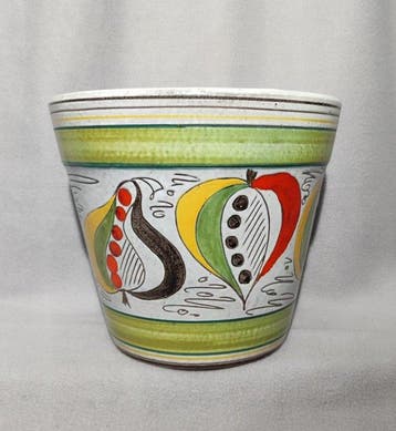Blumentopf - Vaas (4) - Creamware, Klei, Terracotta -