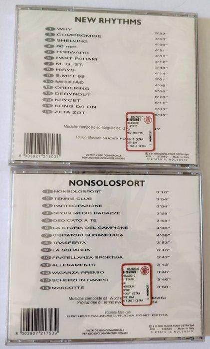 Fonit Cetra – Effetti Sonori: Musiche per Sonorizzazioni -, Cd's en Dvd's, Vinyl Singles
