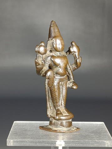 Beeldje, Inde du Sud – Statuette de la divinité Vishnu en