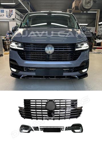 Glans zwart Front grill pakket voor Volkswagen T6.1 Transpor, Ophalen of Verzenden