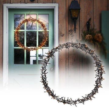 2dekans | H&S - Kerstkrans - Ring - Ø48cm - 400led - Extra, Ophalen of Verzenden, Nieuw