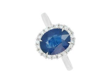 Zonder minimumprijs - Ring - 14 karaat Witgoud - 2.36ct. tw.