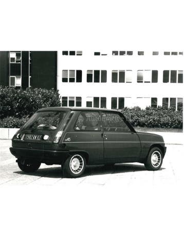 1982 RENAULT 5 ALPINE TURBO PERSFOTO, Nieuw
