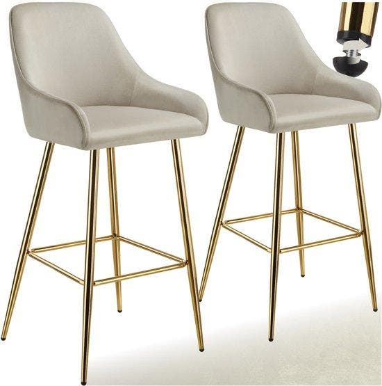 2dekans | tectake® - Set van 2 Barkrukken Avane -, Huis en Inrichting, Stoelen, Ophalen of Verzenden