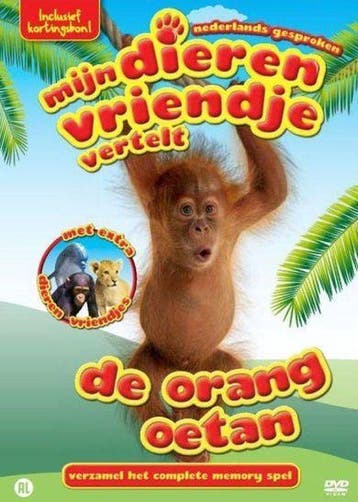 Mijn dierenvriendje vertelt de orang oetan (dvd tweedehands, Cd's en Dvd's, Ophalen of Verzenden, Nieuw in verpakking