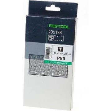 Festool Brillant Schuurstrook 93 x 178 mm Korrel 80, Verzenden, Nieuw