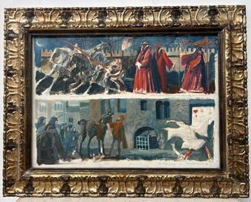 Paolo Dalla Noce (XX) - Una storia antica, Antiek en Kunst