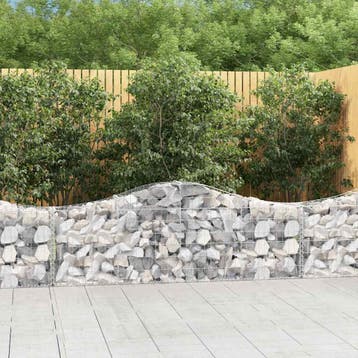 vidaXL Schanskorven 3 st gewelfd 200x30x60/80 cm, Verzenden