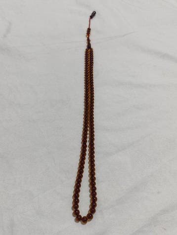 Chapelet - Ambre - 1970-1980 - Chapelet de perles de prière