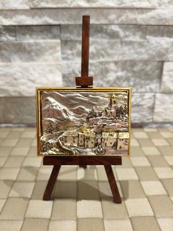 Berger - Sculpture, Scultura paesaggio - 6 cm - Métal,, Antiek en Kunst