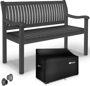 Tuinbank - Weerbestendig - 3-4 personen - 150 cm - Antraciet, Verzenden, Nieuw