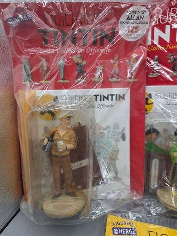 Hergé Moulinsart - Speelgoed Figurine Tintin n°21 8 7 et 44