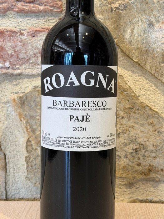 2020 Roagna, Pajè - Barbaresco - 1 Bouteille (0,75 l), Collections, Vins