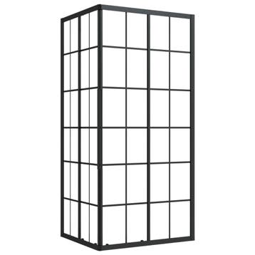 Cabine douche 90x70cm cadre noir - Seconde chance renovat..., Verzenden, Douche