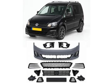 Voorbumper | Geschikt voor Volkswagen | Caddy MK3.5 | 2010-2, Verzenden
