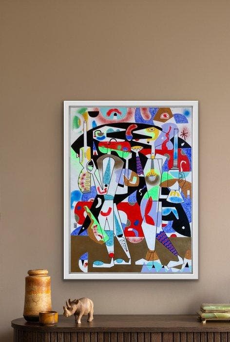 Frantisek Florian - Bruma Walk XL, Antiek en Kunst, Kunst | Schilderijen | Modern