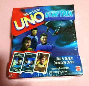 SEALED from 1999 - UNO Star Trek Special Edition -