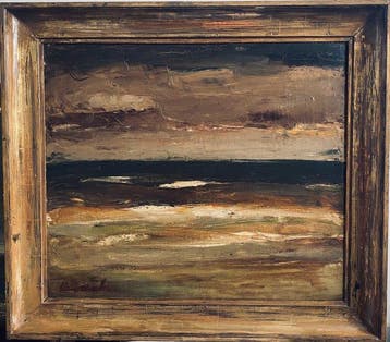 Constant Permeke (1886 - 1952) - Avond op zee, Antiek en Kunst