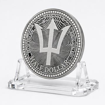 Barbados. 1 Dollar 2025 – Trident – 1 oz Silver coin – Ag