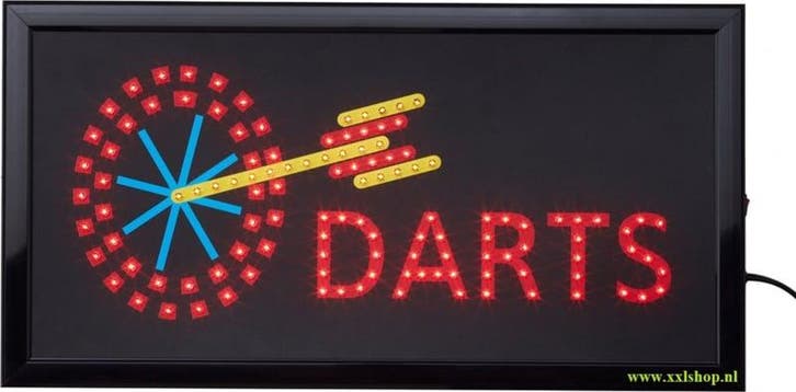 Dart darten darts LED bord verlichting lichtbak reclamebord, Maison & Meubles, Lampes | Autre, Envoi