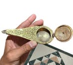 Curieuze wierookbrander Lampada di Aladino van massief, Antiek en Kunst