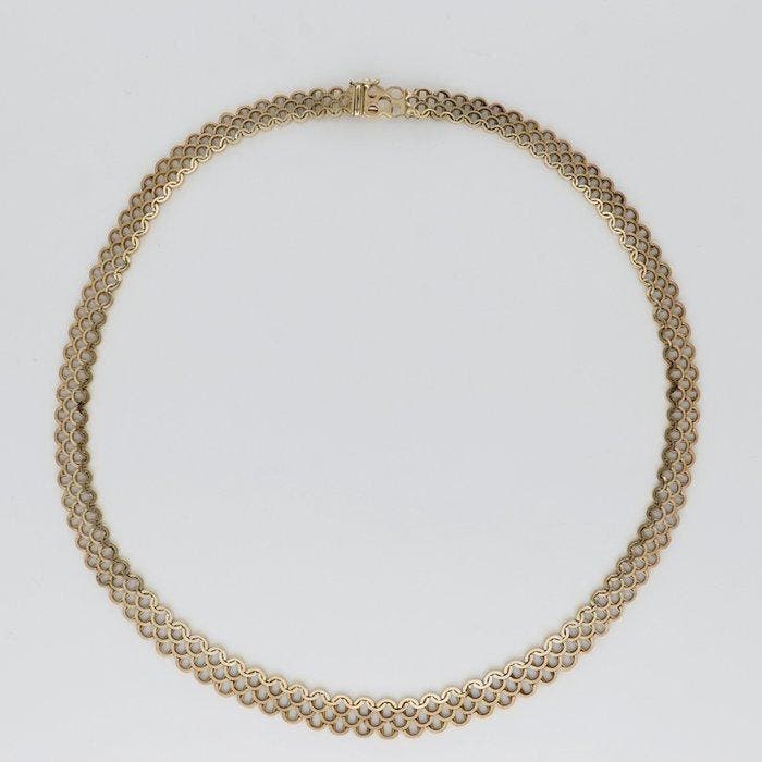 Halsketting - 14 karaat Geel goud, Bijoux, Sacs & Beauté, Colliers