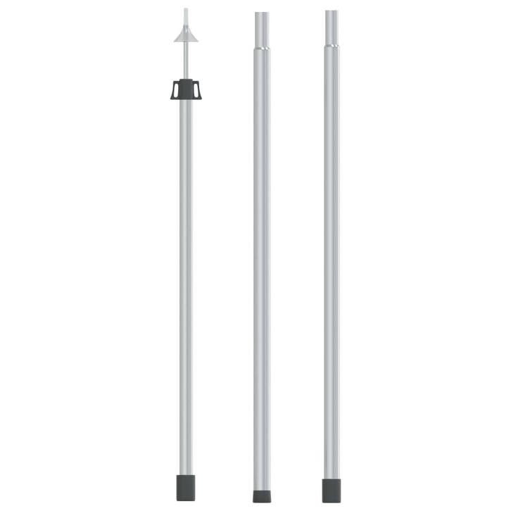 vidaXL Luifelstok telescopisch 102-260 cm aluminium, Caravanes & Camping, Accessoires de tente, Envoi