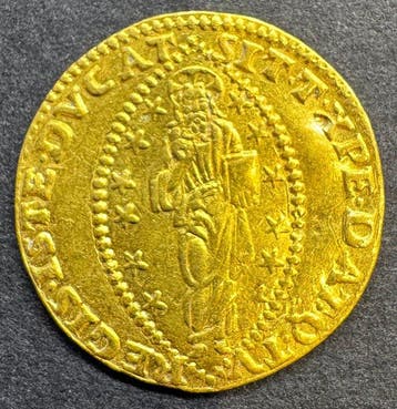 Italië. Francesco Venier (1554-1556). Zecchino (Zonder
