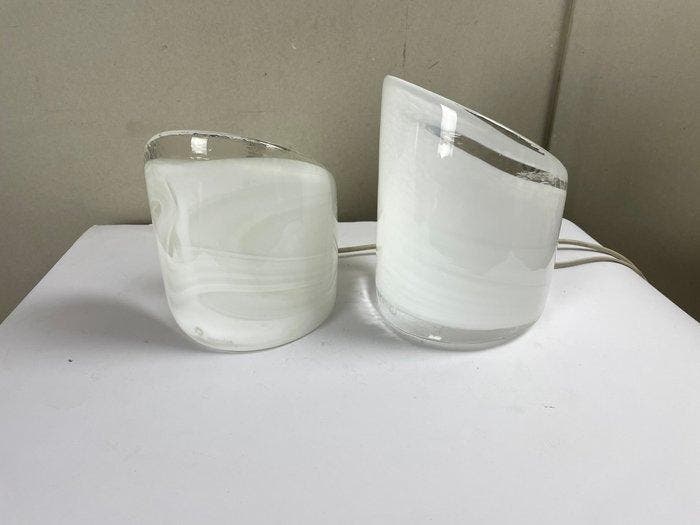 La Murrina - Lampe (2) - Spirale - Verre, Antiquités & Art, Antiquités | Meubles | Chaises & Canapés