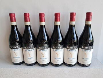 2014 Achille Boroli, Villero - Barolo DOCG - 6 Flessen (0.75, Nieuw