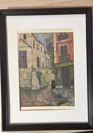 Maurice Utrillo (1883-1955) - La Belle Gabrielle et l’église