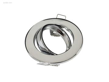 (100x) GU10 inbouw armatuur chroom, Nieuw