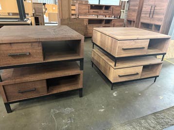 Vierkante salontafel, lamulux, Nieuw, Overige materialen