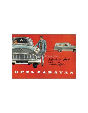1957 OPEL OLYMPIA CARAVAN BROCHURE NEDERLANDS, Ophalen of Verzenden, Nieuw
